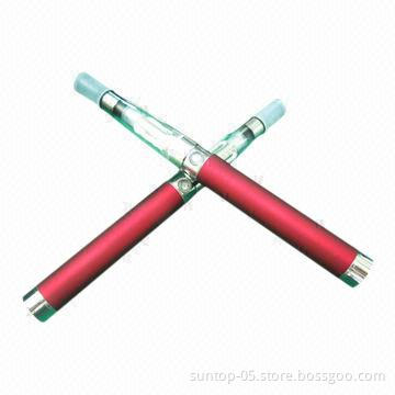 Mini red color electronic cigar with 1 bottle of smoke oil, quality is guaranteed, Ego package, USB